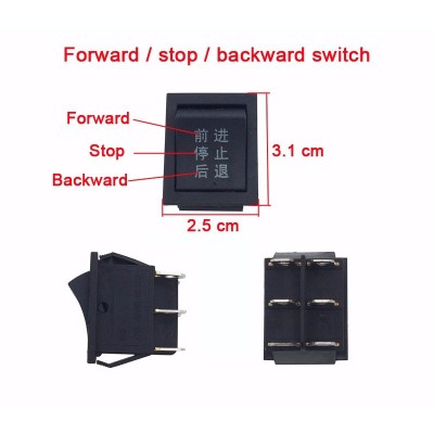 Children 's electric car Forward / stop / backward switch